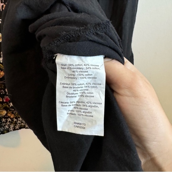 Anthropologie Samant Chauhan Embrodiered Dress - Plus Size 22W - Picture 3 of 4